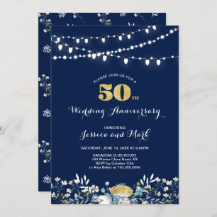 Invitation du 50e anniversaire de la Marine et de 