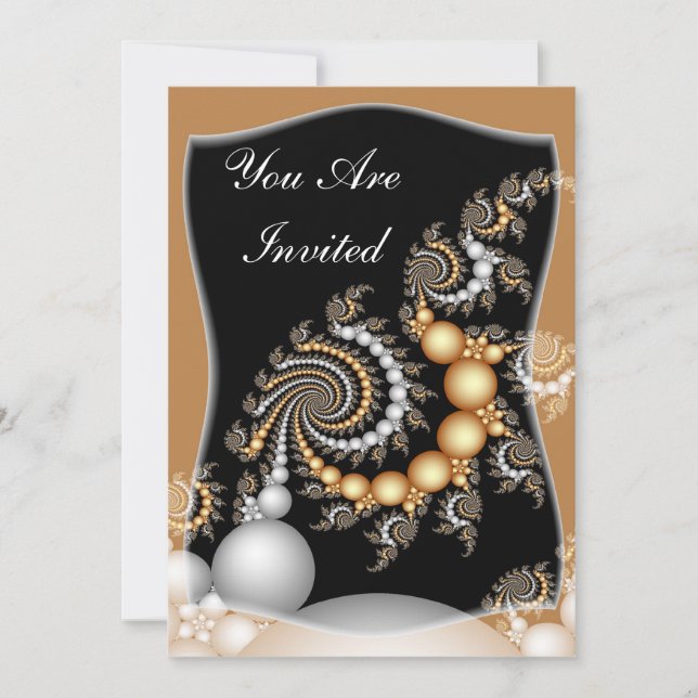 Invitation du 50e anniversaire du Mariage (Devant)