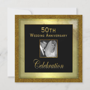 Invitation du 50e anniversaire du Mariage - Insert