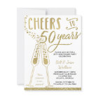 Invitation du 50e anniversaire du Mariage, Parties