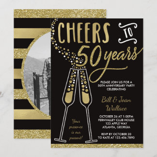 Invitation du 50e anniversaire, Faux Parties scint