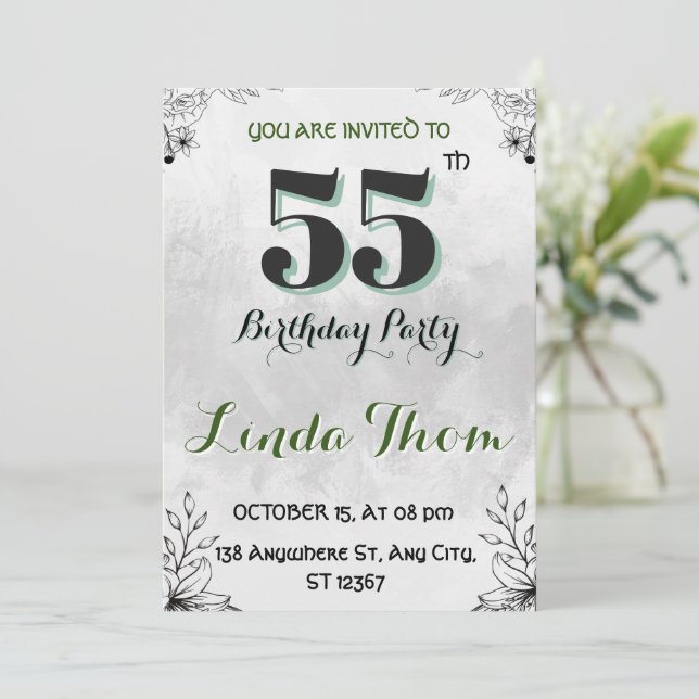 Invitation du 55e anniversaire (Debout devant)