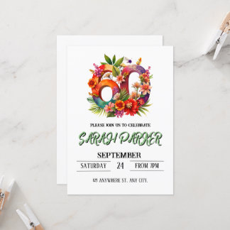 Invitation du 60e anniversaire
