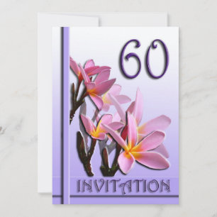 Invitation du 60e anniversaire du Mariage Frangipa
