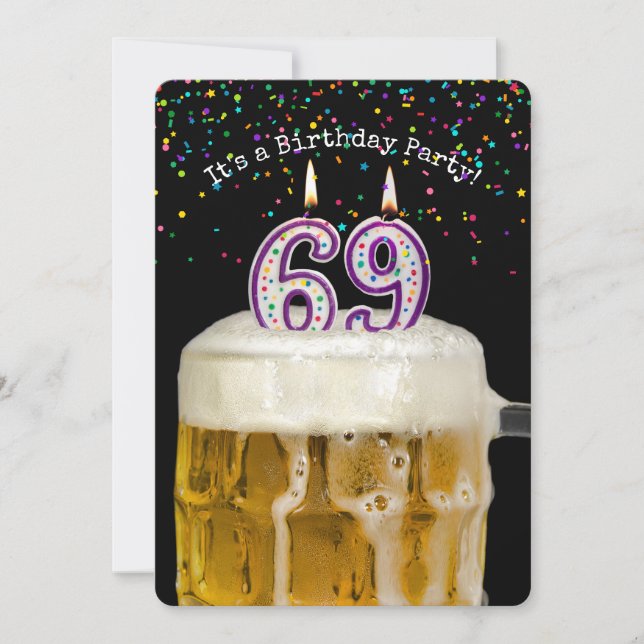 Invitation du 69e anniversaire de la fête des boug (Devant)