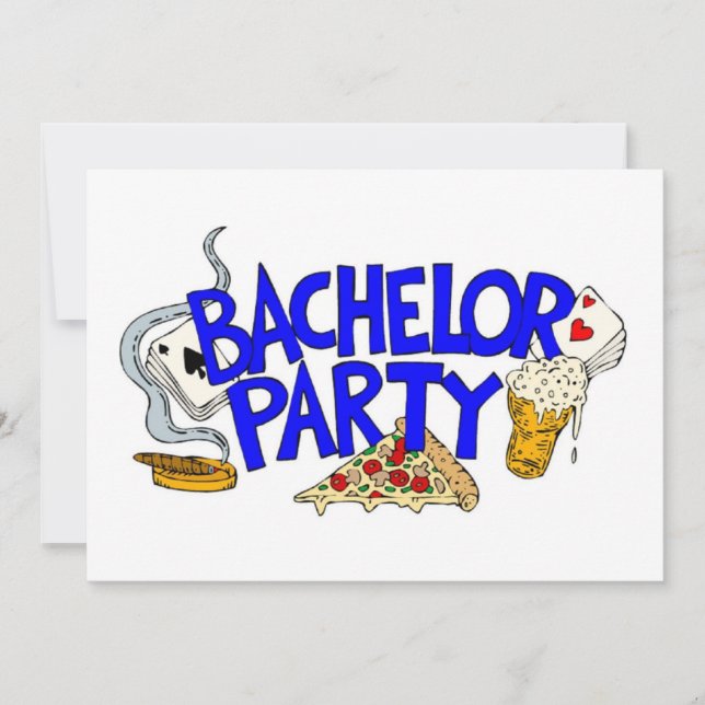 Invitation du Bachelor Party (Devant)