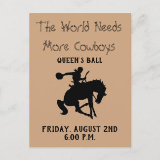 Invitation du bal de la reine