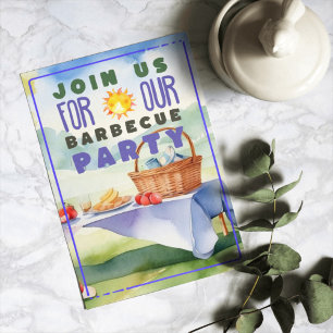 Invitation du Barbecue Bbq