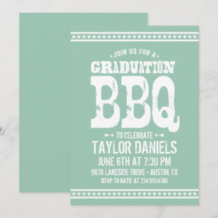 Invitation du barbecue Rustique Couleurs modifia