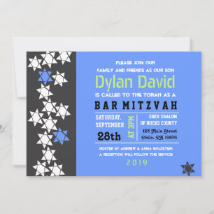 Invitation du Bat mitzvah de barre de CRÉATION