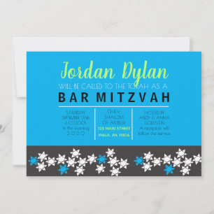 Invitation du Bat mitzvah de barre de CRÉATION