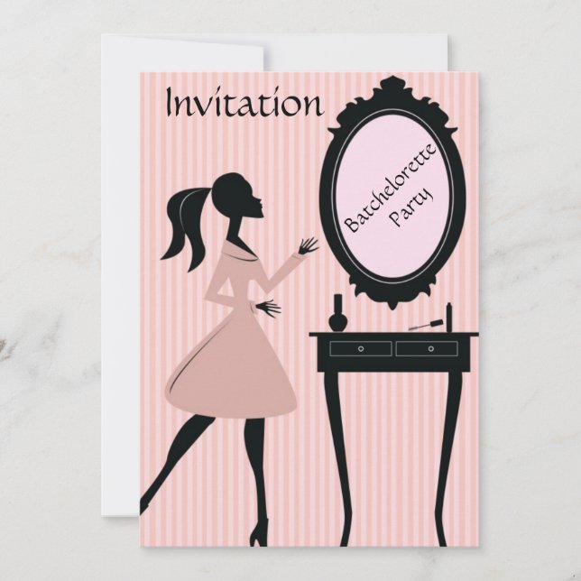 Invitation du Batchelorette Party (Devant)