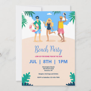 Invitation du Beach Party