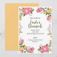 Invitation du Brunch de Pâques