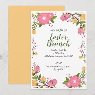 Invitation du Brunch de Pâques