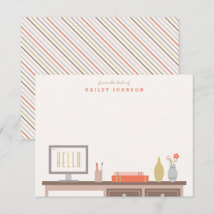 Invitation Du bureau de papeterie - Tomate