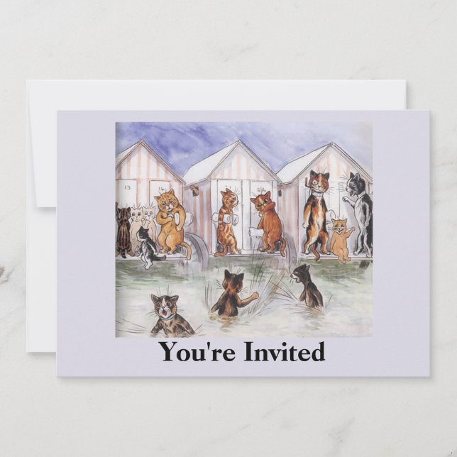 Invitation du Cat Party (Devant)