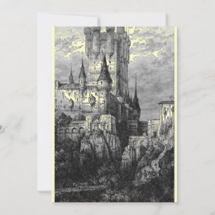Invitation du château médiéval