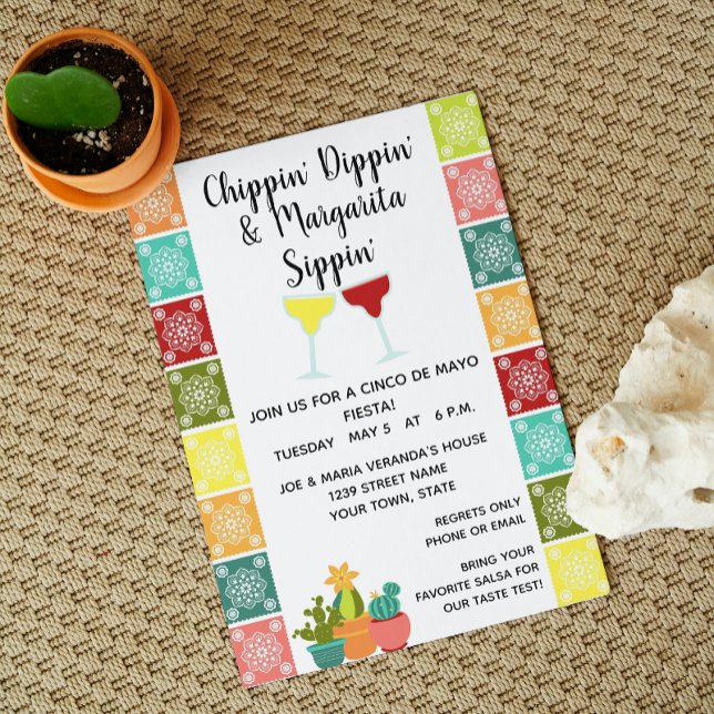 Invitation du Cinco de Mayo Party (Créateur téléchargé)