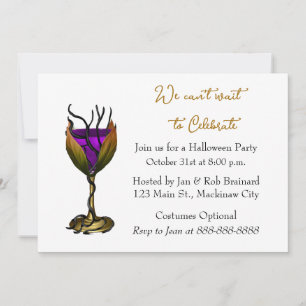 Invitation du Cocktail Halloween