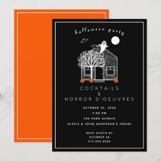 Invitation du Cocktail Halloween