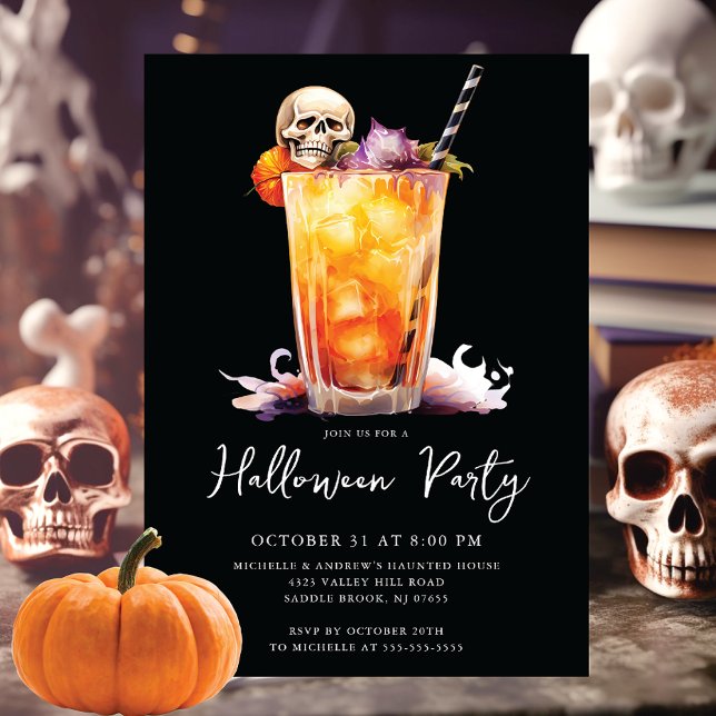 Invitation du Cocktail Halloween (Créateur téléchargé)