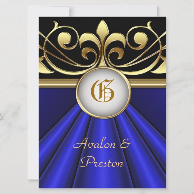 Invitation du comte de la couronne d'or de la soie (Devant)