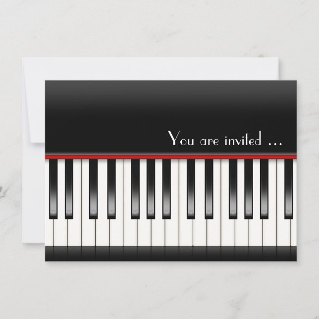Invitation du considérant de piano (Devant)