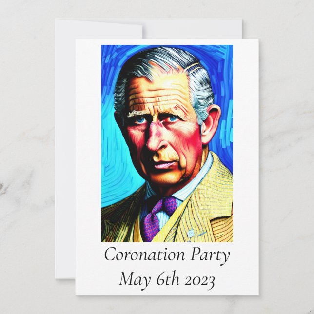 Invitation du Coronation Party (Devant)