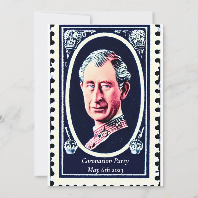 Invitation du Coronation Party (Devant)