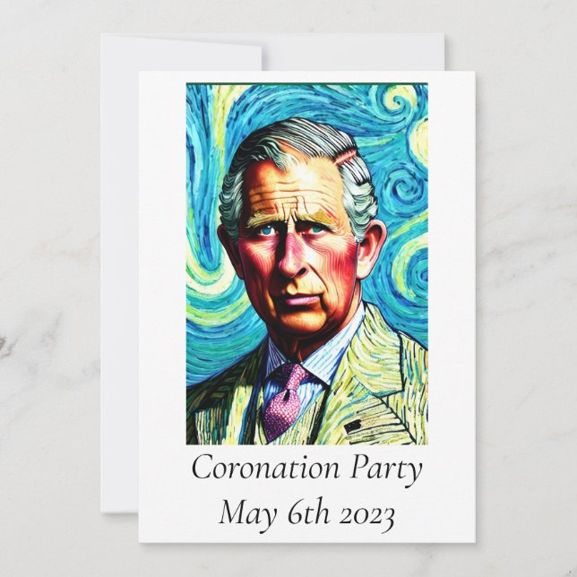 Invitation du Coronation Party (Devant)