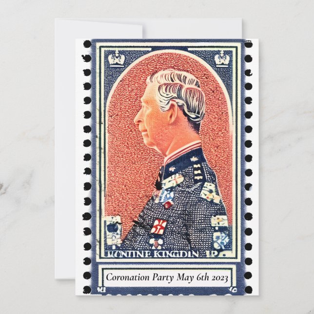 Invitation du Coronation Party (Devant)