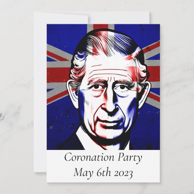 Invitation du Coronation Party (Devant)