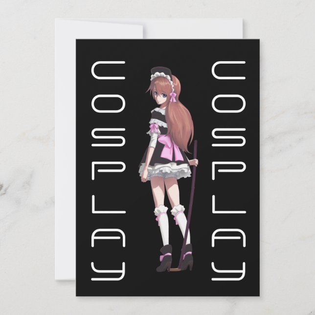 Invitation du Cosplay Party (Devant)