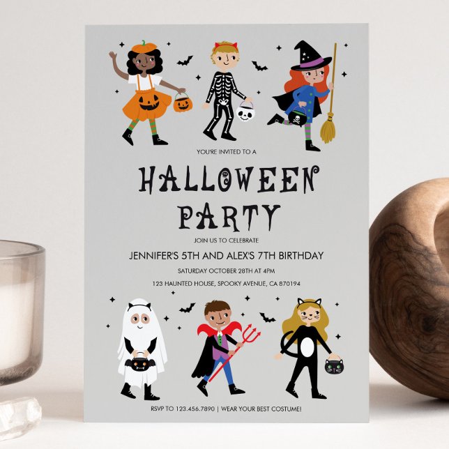 Invitation du Costume d'Halloween (Créateur téléchargé)
