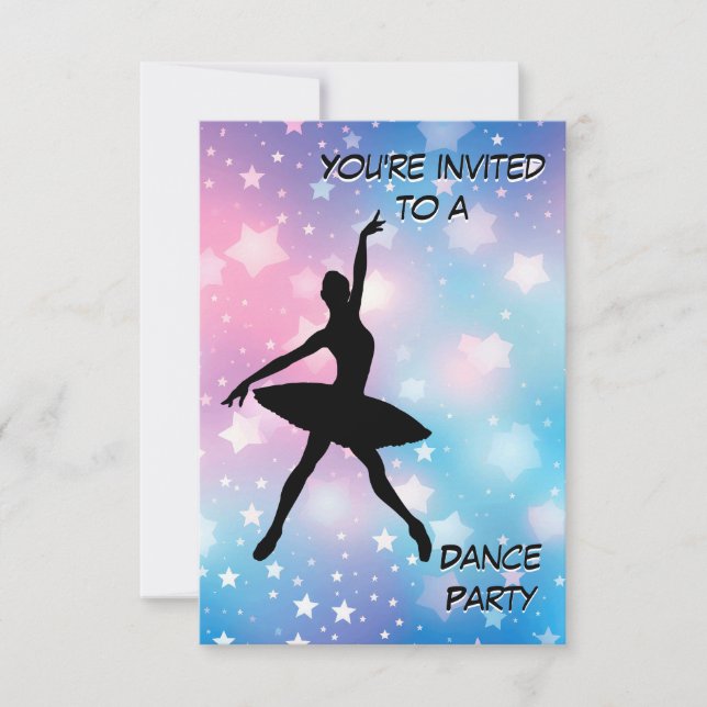Invitation du Dance Party (Devant)