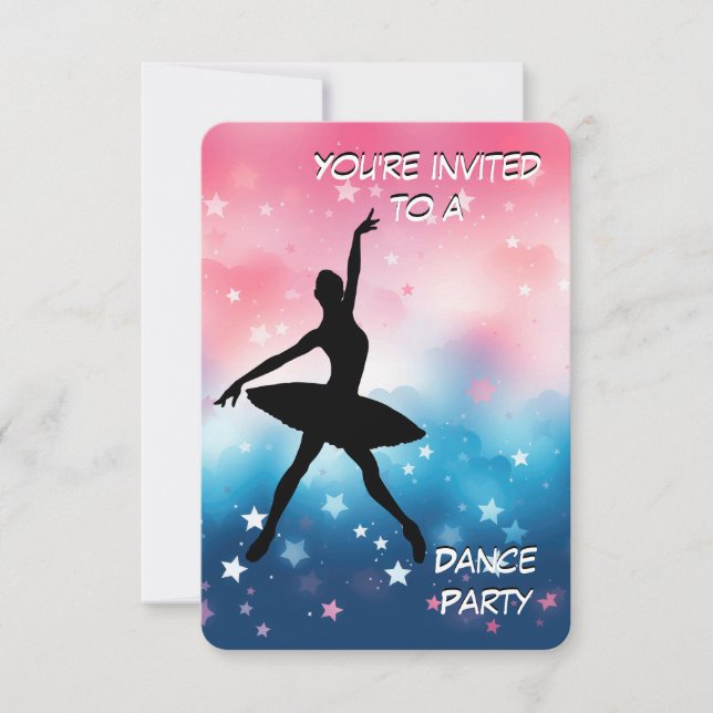 Invitation du Dance Party (Devant)