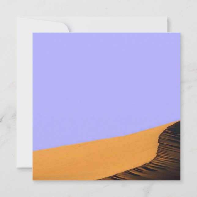 Invitation du désert (Devant)