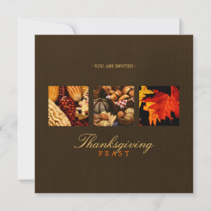 Invitation du dîner Thanksgiving