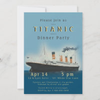 Invitation du Dîner Titanic