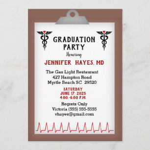 Invitation du Docteur Graduation Party
