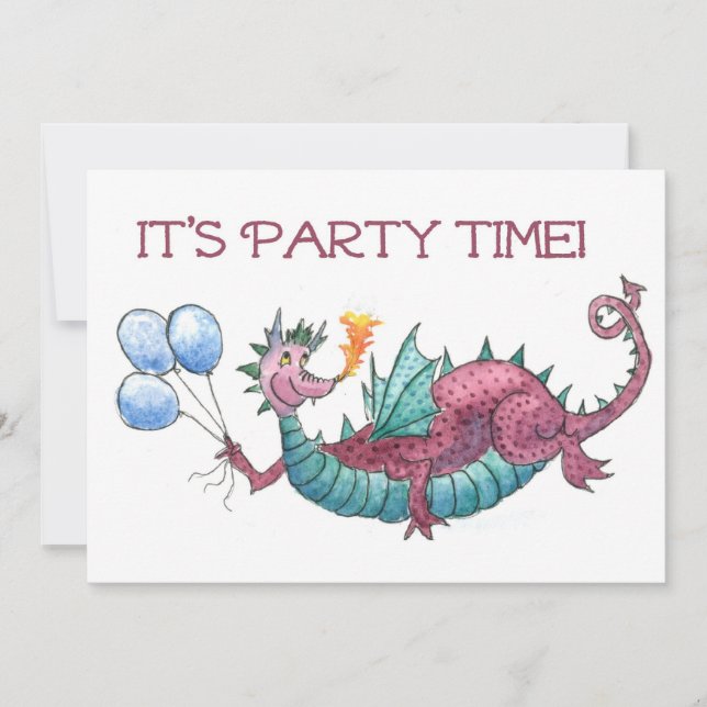 Invitation du Dragon Party (Devant)