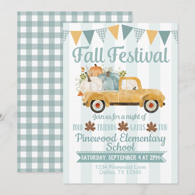 Invitation du festival d'automne Camion russe (Devant / Derrière)