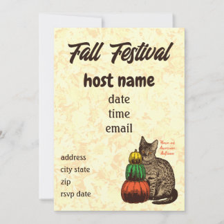 Invitation du Festival d'automne - Citrouilles d'a