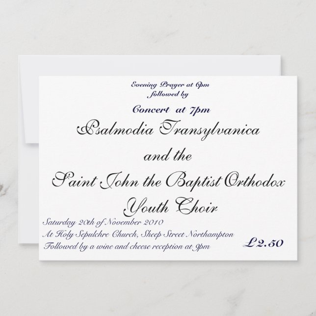 invitation du Festival de Sainte-Anne 2010 (Devant)