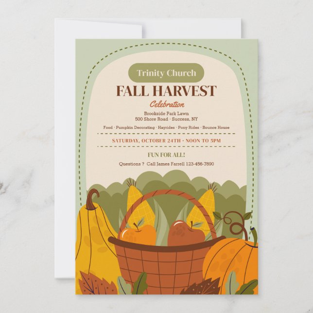 Invitation du Festival Harvest (Devant)