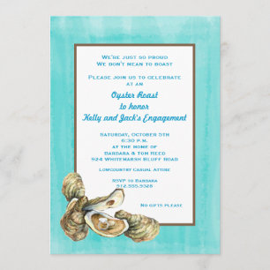 Invitation du Fiançailles Oyster Roast Party