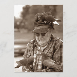 Invitation du Fun Pigeons Roost Man Retirement Par