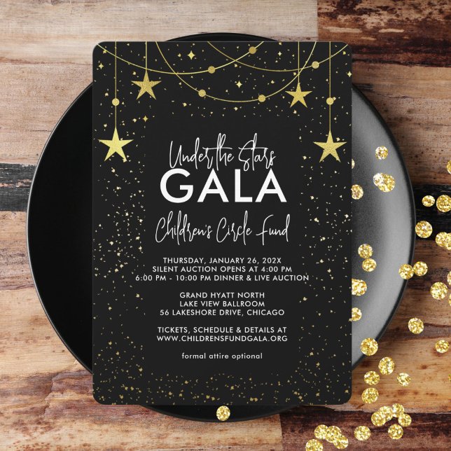 Invitation du Gala Under the Stars (Créateur téléchargé)