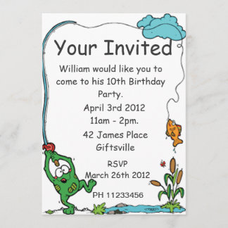 Invitation du groupe de pêche de la grenouille